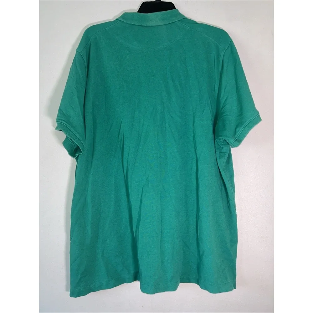 Nike Polo Dri-FIT Tiger Woods Mens XXL Green Pique Short Sleeve Golf Shirt